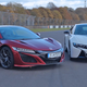 Illustration for article titled This BMW i8 VS. Acura NSX Track Showdown Proves The Future May Not Suck